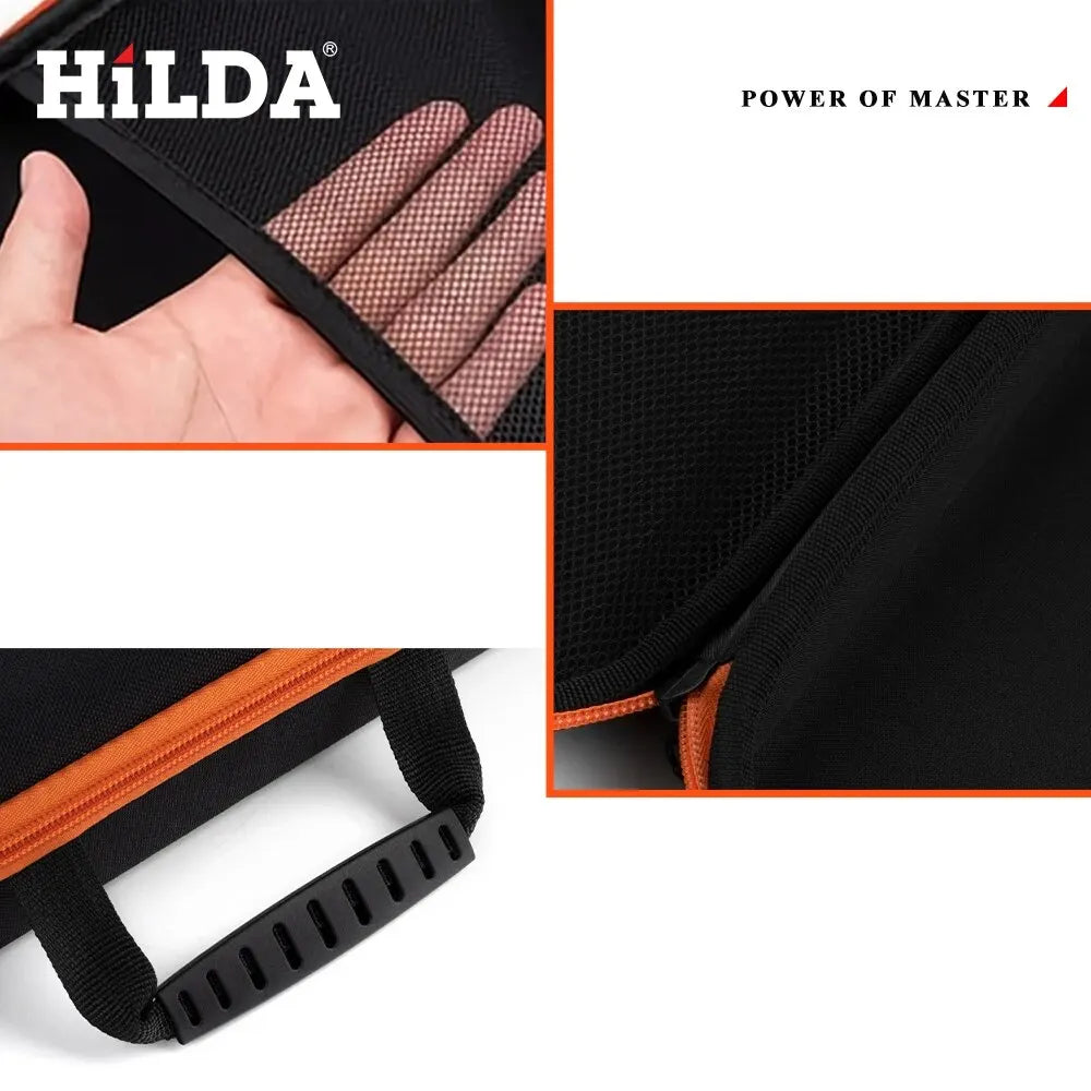 Large Capacity Tool Bag 3 Sizes Waterproof and Shock Absorbing Bag Electrical Hardware Tool Bag Portable Storage Handbag