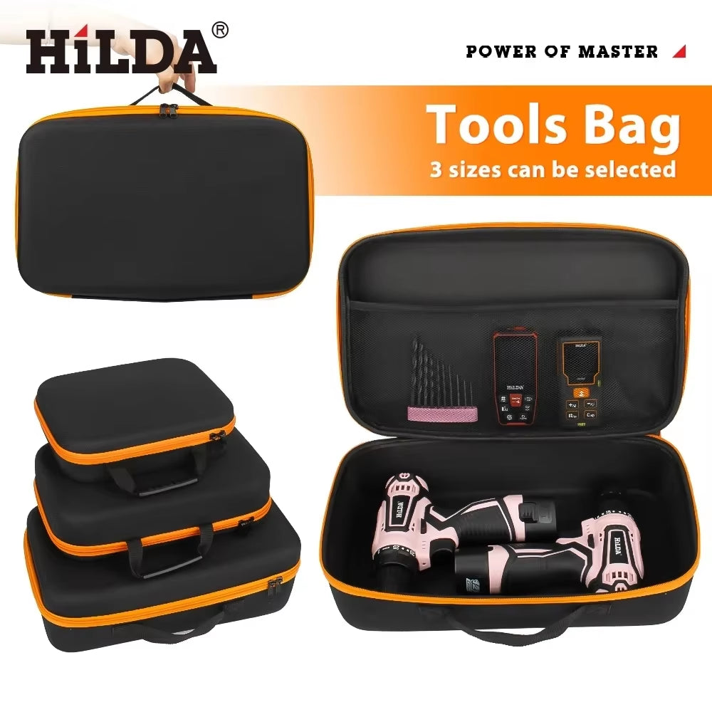 Large Capacity Tool Bag 3 Sizes Waterproof and Shock Absorbing Bag Electrical Hardware Tool Bag Portable Storage Handbag